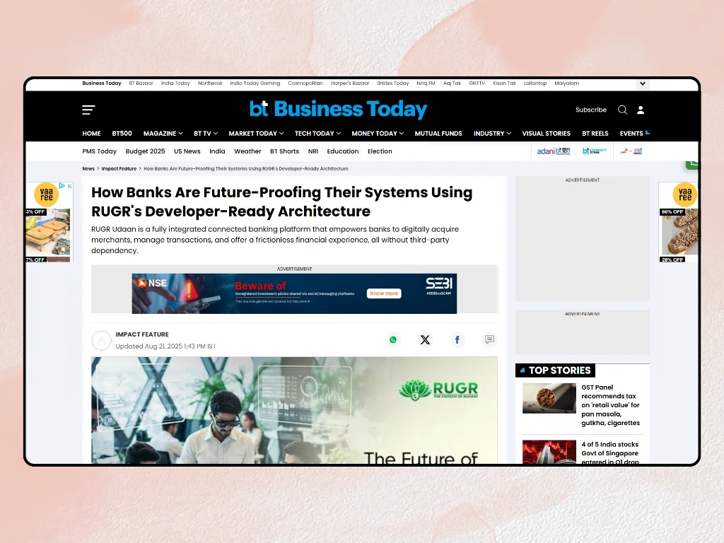 Press Release in Business Today