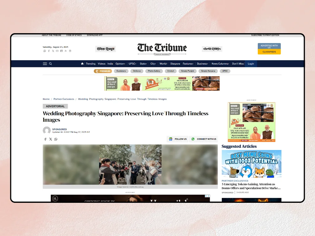 Tribune India guest post
