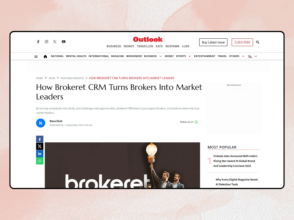 Press Release in Outlook India